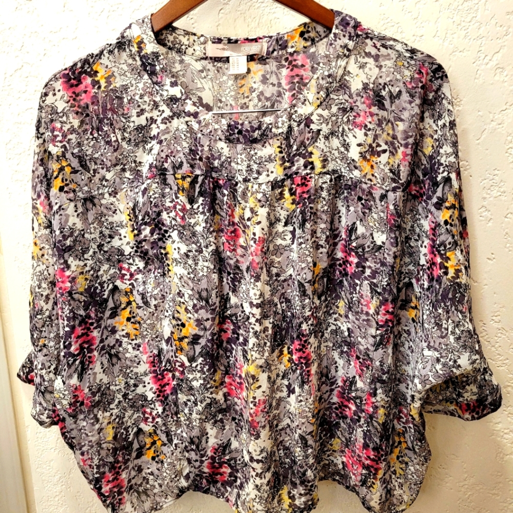 Forever 21 Floral Top